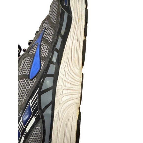 Brooks Dyad 8 Mens Running Shoes Size 12 4E Gray/Black/Blue Durable Cushioning P - Picture 8 of 10